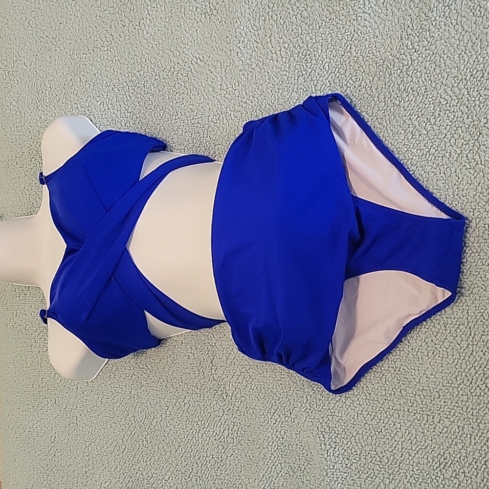 Womens two piece high rise bikini